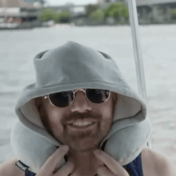 Cozy Hoodie Travel Pillow