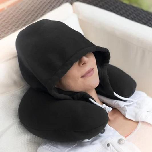 Cozy Hoodie Travel Pillow
