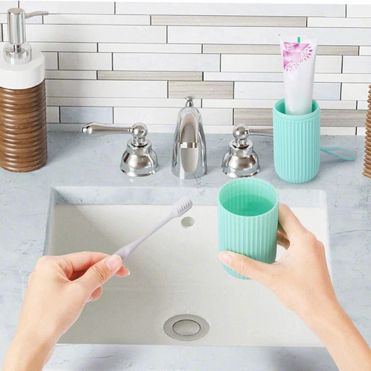 Handy Travel Toothbrush & Toothpaste Holder